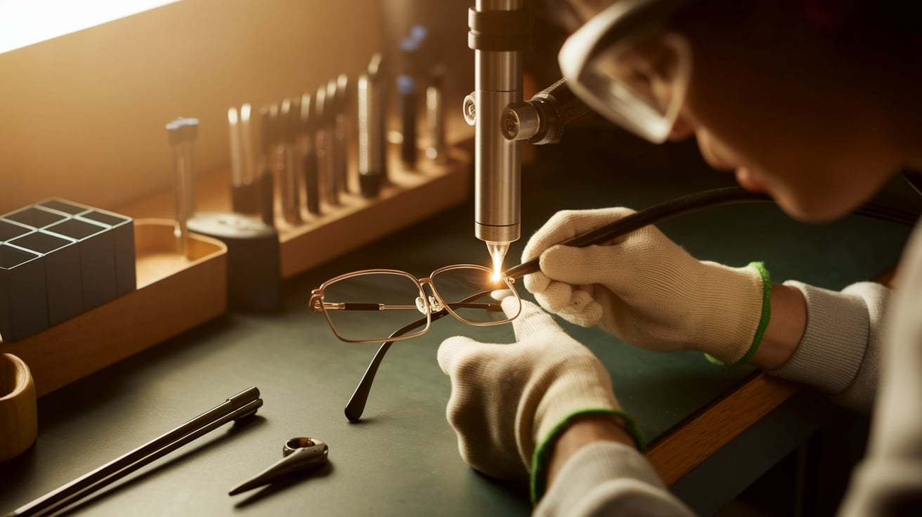 Lazer Kaynak ile Gözlük Tamiri – Gözlük Atölyesi Lazer Kaynak ile Gözlük Tamiri - Gözlük Atölyesi